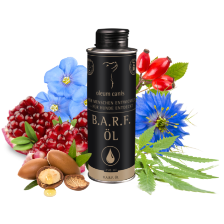 B.A.R.F 6-eļļu izlase suņiem kaķiem 250ml bioaktīvo vielu piegādātājs Oleum Canis