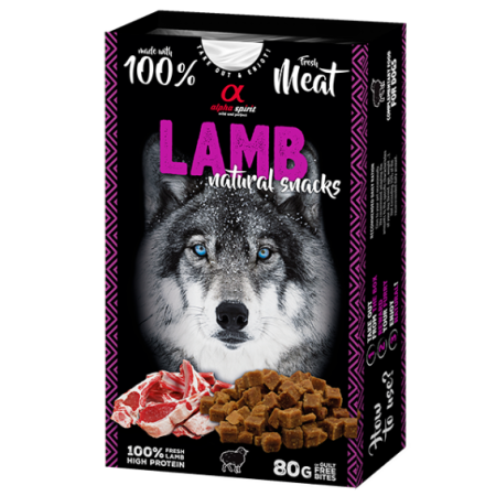 Jēra dabīga uzkoda suņiem 80g Lamb natural snacks