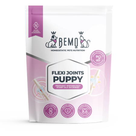 Kucēniem no 8 nedēļu vecuma locītavu uztura bagātinātājs suņiem Bemo Flexi Joints Puppy 500g