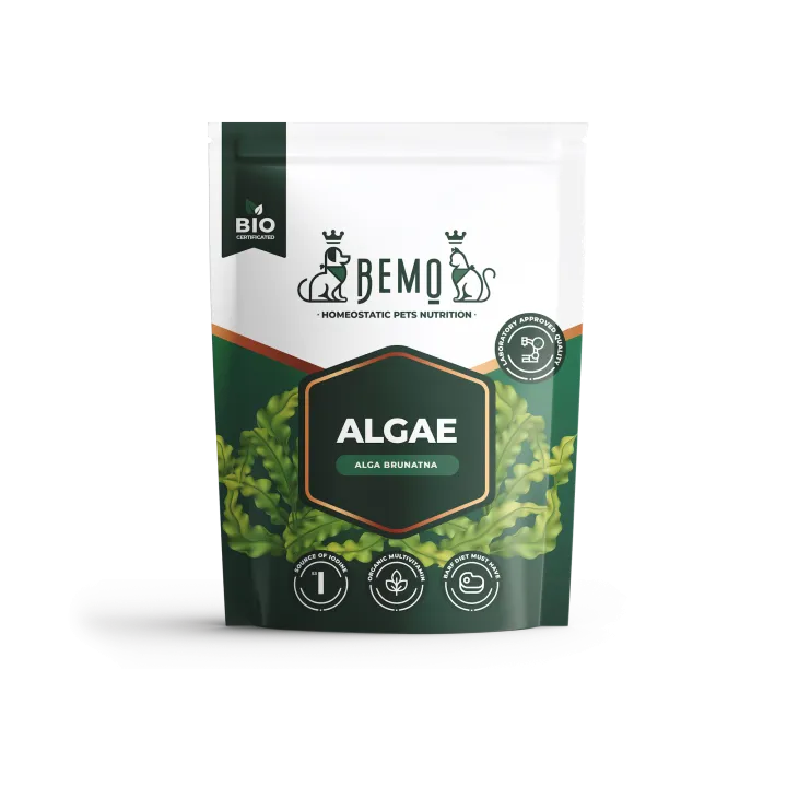 Brūnaļģes dabīsks jods / multivitamīni suņiem un kaķiem Bemo Algae 120g | 700g - Image 2