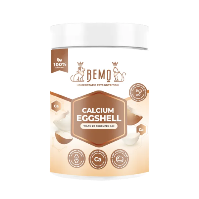 Olu čaumalu kalcijs / kalcija karbonāts suņiem un kaķiem Bemo Calcium EggShell 350g | 1kg