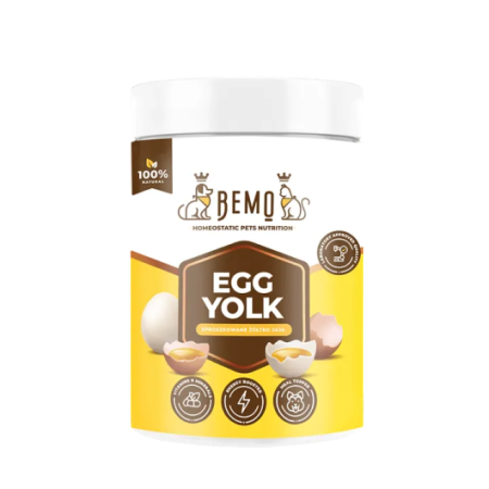 Olu dzeltenums enerģijas / taukskābju avots suņiem un kaķiem Bemo Egg Yolk 130g | 500g
