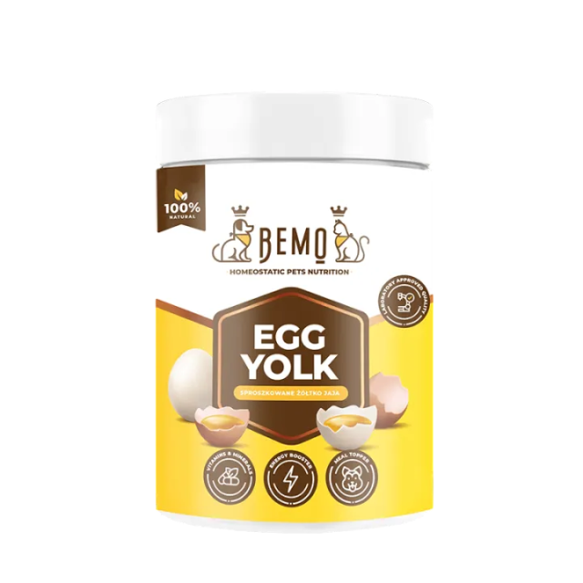 Olu dzeltenums enerģijas / taukskābju avots suņiem un kaķiem Bemo Egg Yolk 130g | 500g