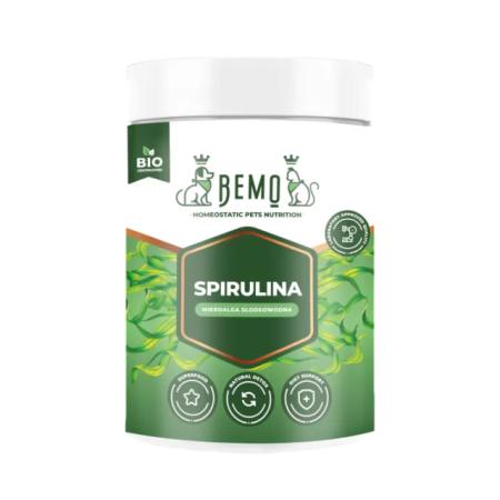 Spirulina anēmijas profilaksei / imūnsistēmai / detoksikācijai / suņiem un kaķiem Bemo Spirulina 120g | 600g