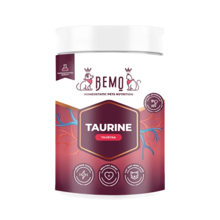 Taurīns atbalsta sirds / nervu sistēmas darbību suņiem un kaķiem Bemo Taurine 80g