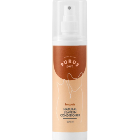 Izsmidzināms kondicionieris suņiem kaķiem- intensīvi mitrina un piešķir kažokam spīdumu "Leave in Conditioner" 200ml