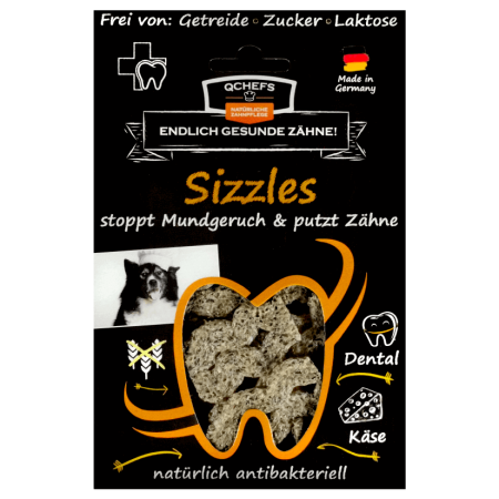 Zobu tīrīšanas cepumi suņiem Sizzles 65g (apm.33 gabaliņas paciņa)
