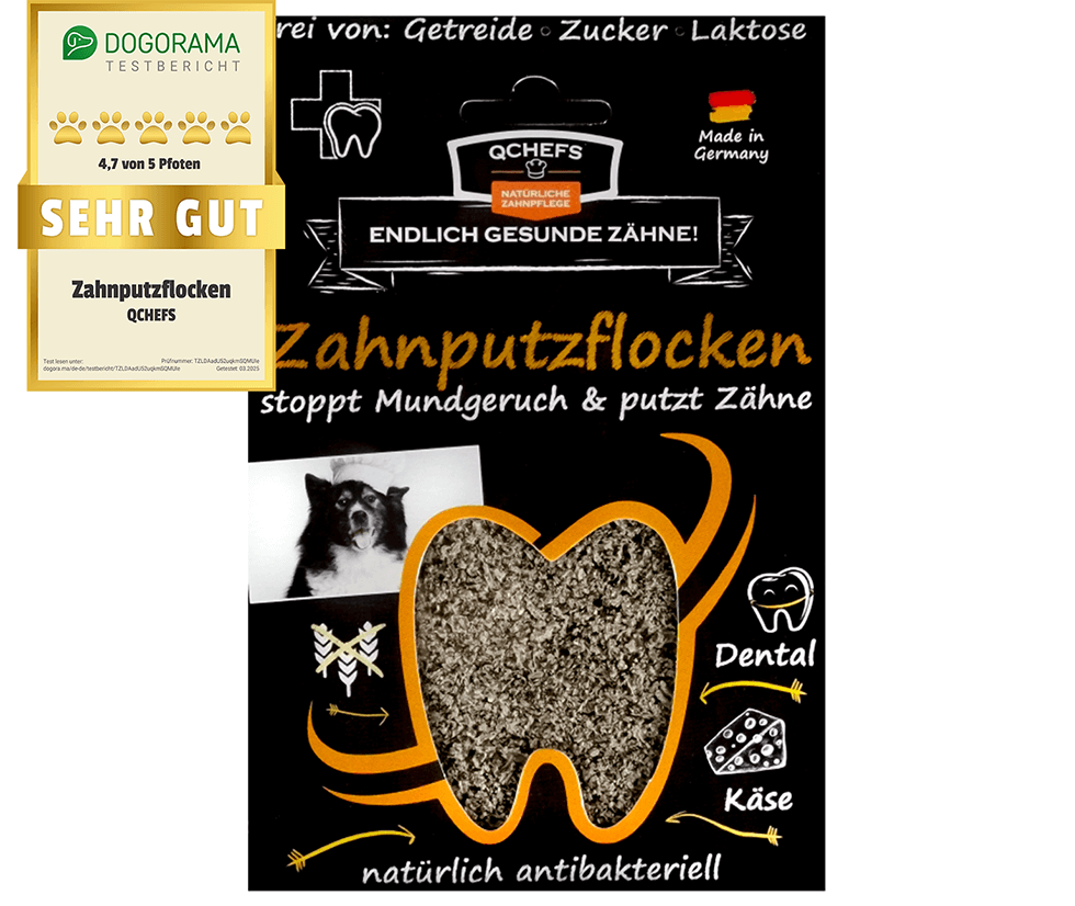 Zobu "birstes"pārslas suņiem Dental Flakes papildbarība 90g