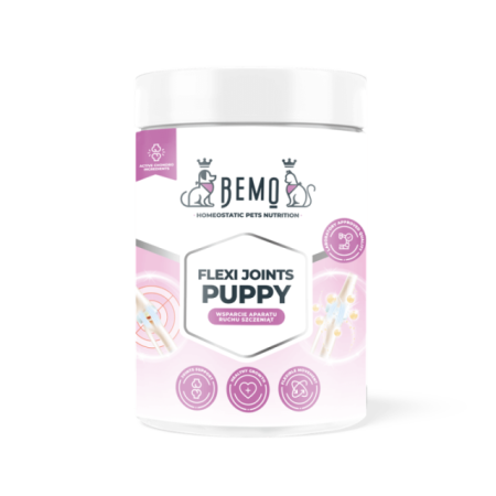 Kucēniem no 8 nedēļu vecuma locītavu uztura bagātinātājs Bemo Flexi Joints Puppy 150g