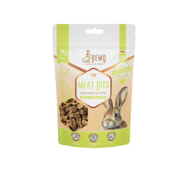 Hipoalerģiski, pusmīksti kārumi suņiem ar truša gaļu 130 g